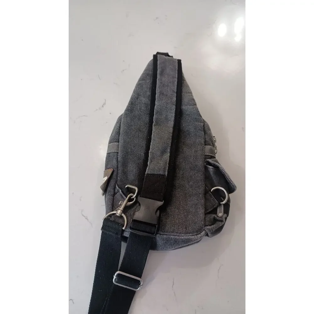 Device Haze rugged black body bag unique uneven fabric texture & compartments
